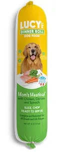 4lb Lucy Pet -Mom's Meatloaf Chicken with Carrots and Spinach - Food